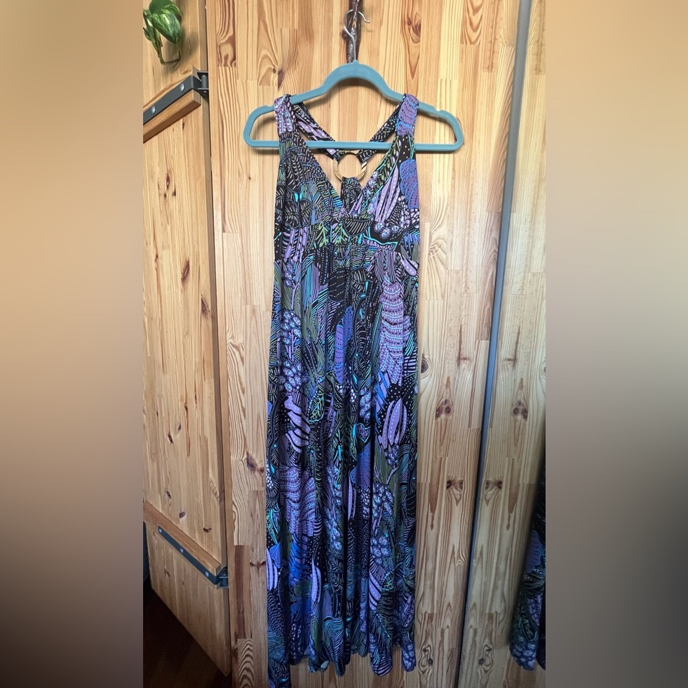 💜 Stunning Y2K vintage racerback maxi dress (size S)